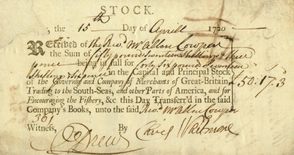 An Eternal Warning The South Sea Bubble InvoiceInsure simple and